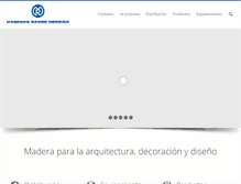 Tablet Screenshot of maderasramos.es